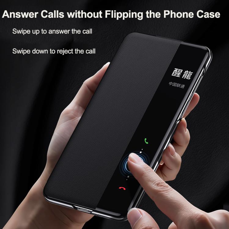 For Huawei Mate 70 RS Ultimate Smart View Window Imitation Ultimate Design Phone Case(Black)