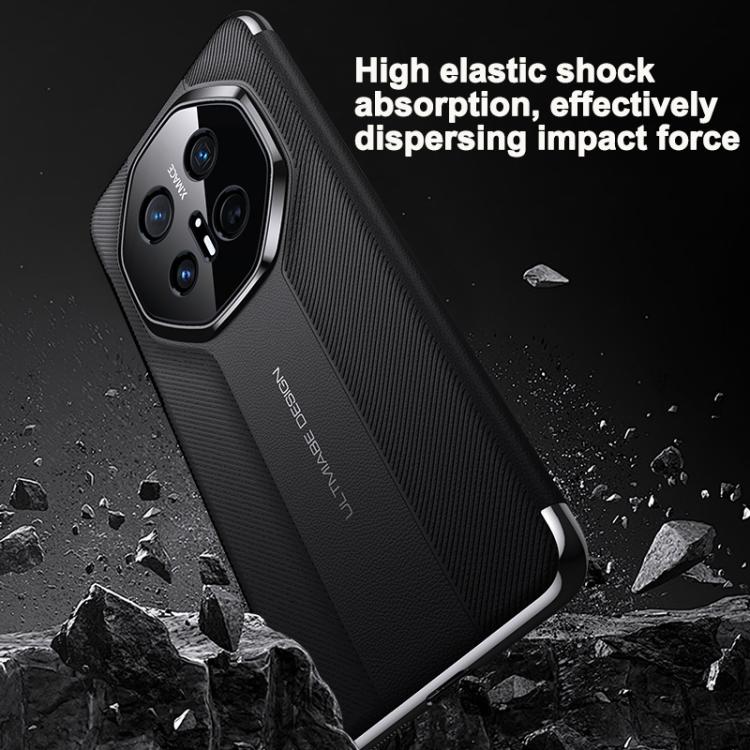 For Huawei Mate 70 RS Ultimate Smart View Window Imitation Ultimate Design Phone Case(Black)