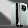 For Huawei Mate 70 Smart View Window Plain Leather Paint PC Phone Case(Cyan-blue) - Huawei Cases by PMC TechLife | Online Shopping South Africa | PMC TechLife | Buy Now Pay Later Mobicred