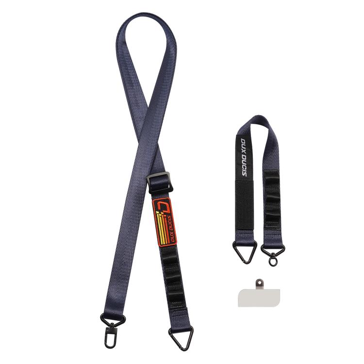 DUX DUCIS Outdoor Series Nylon Adjustable Crossbody Phone Lanyard(Blue) - Lanyards & Wrist Straps by DUX DUCIS | Online Shopping South Africa | PMc TechLife | Buy Now Pay Later Mobicred