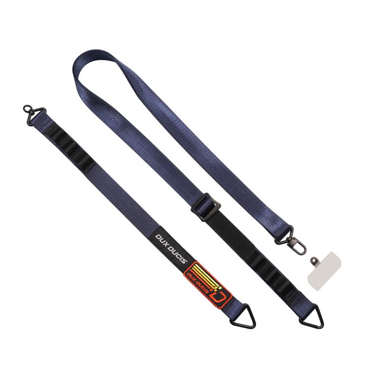 DUX DUCIS Outdoor Series Nylon Adjustable Crossbody Phone Lanyard(Blue) - Lanyards & Wrist Straps by DUX DUCIS | Online Shopping South Africa | PMc TechLife | Buy Now Pay Later Mobicred