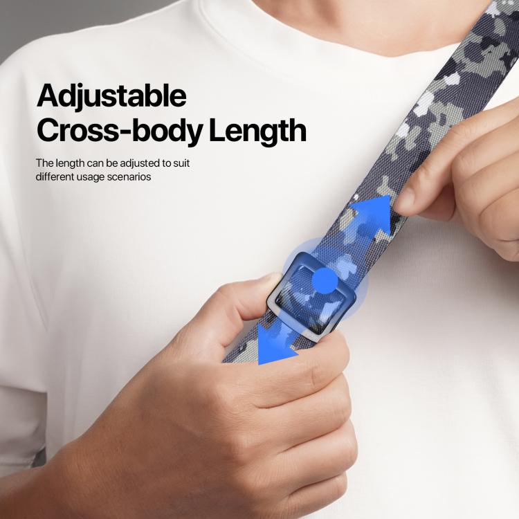 DUX DUCIS Outdoor Series Nylon Adjustable Crossbody Phone Lanyard(Camouflage Green) - free shipping - PMc TechLife - Order now!