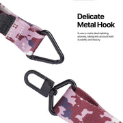 DUX DUCIS Outdoor Series Nylon Adjustable Crossbody Phone Lanyard(Camouflage Pink)