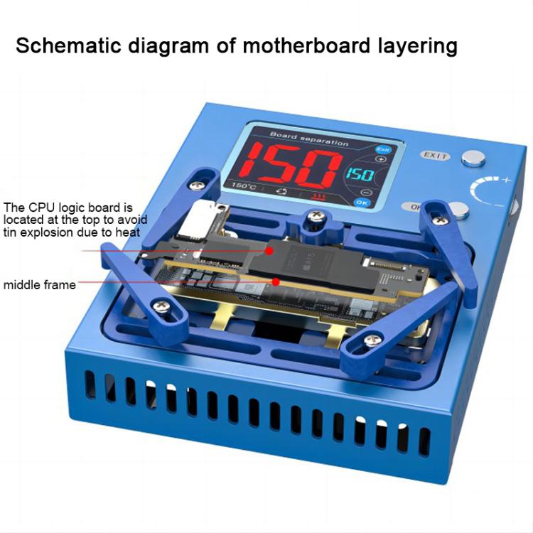 Aixun iHeater Pro Special Heating Planting Tin Module for iPhone X-16 Pro Max, Plug:EU Plug - Separation Equipment by PMc TechLife | Online Shopping South Africa | PMc TechLife | Buy Now Pay Later Mobicred