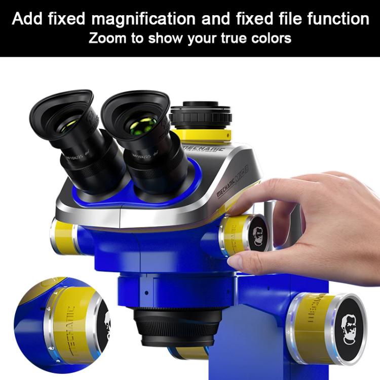 Mechanic Mic3 7X-50X CTV 0.45X Trinocular Stereo Microscope - free shipping - PMc TechLife - Order now!