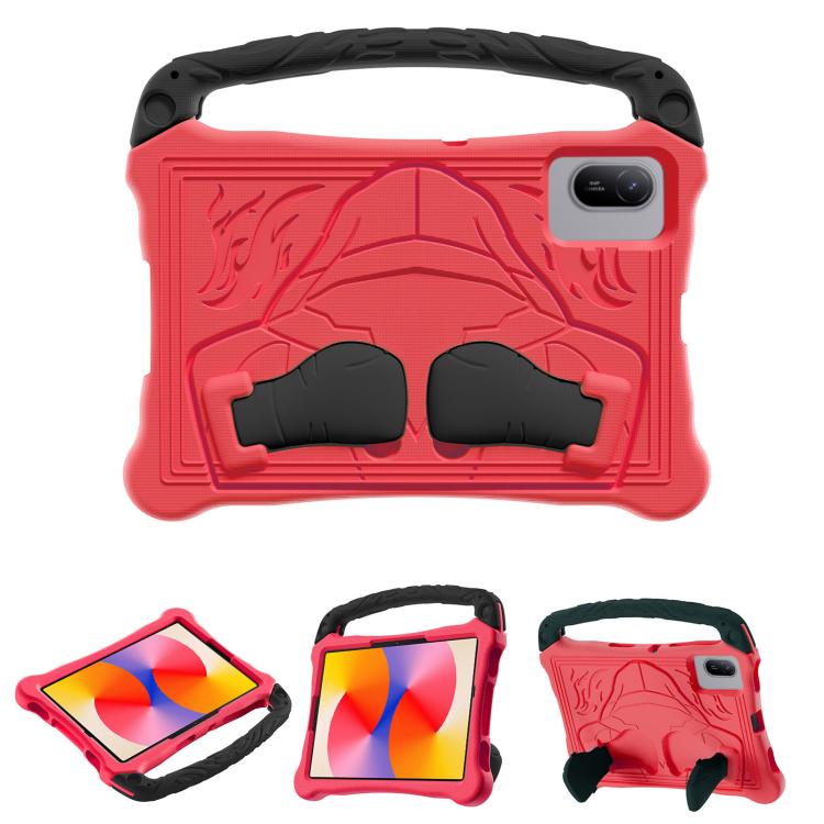 For Huawei MatePad SE 11 2024 Boxing Series Kickstand EVA Shockproof Tablet Case with Shoulder Strap(Red Black) - Huawei by PMC TechLife | Online Shopping South Africa | PMC TechLife | Buy Now Pay Later Mobicred