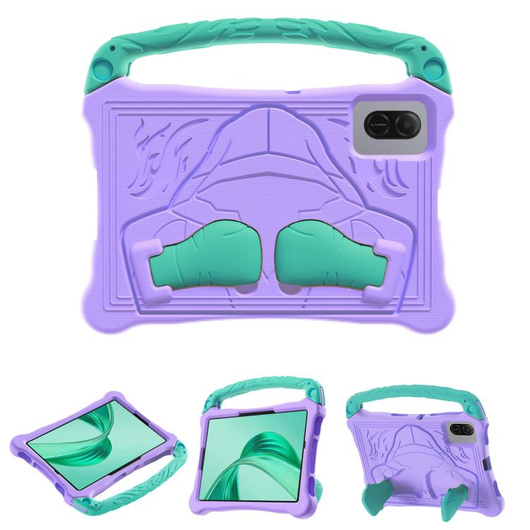 For Honor Pad X8a 11 inch Boxing Series Kickstand EVA Shockproof Tablet Case with Shoulder Strap(Purple Mint) - Honor by PMC TechLife | Online Shopping South Africa | PMC TechLife | Buy Now Pay Later Mobicred