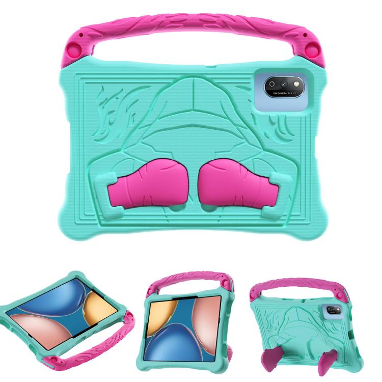 For Honor Tablet V7 11 inch Boxing Series Kickstand EVA Shockproof Tablet Case with Shoulder Strap(Mint Rose Red) - Honor by PMC TechLife | Online Shopping South Africa | PMC TechLife | Buy Now Pay Later Mobicred