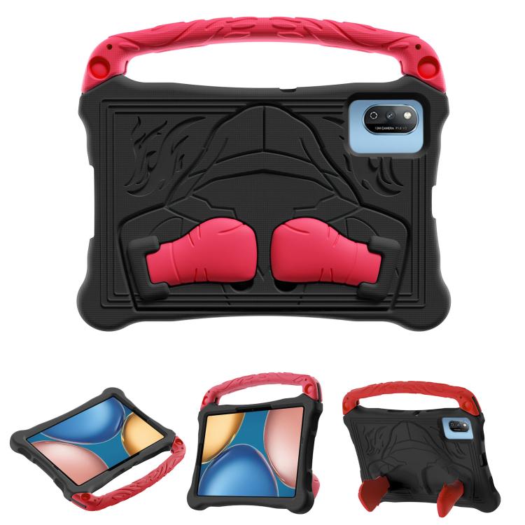For Honor Tablet V7 11 inch Boxing Series Kickstand EVA Shockproof Tablet Case with Shoulder Strap(Black Red) - Honor by PMC TechLife | Online Shopping South Africa | PMC TechLife | Buy Now Pay Later Mobicred