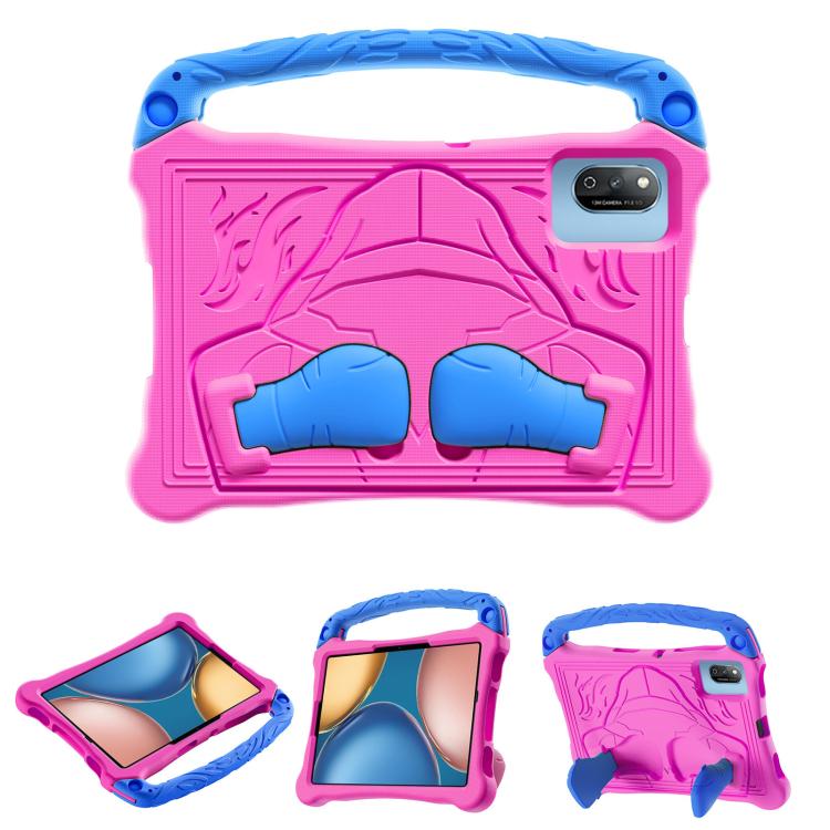 For Honor Tablet V7 11 inch Boxing Series Kickstand EVA Shockproof Tablet Case with Shoulder Strap(Rose Red Blue) - Honor by PMC TechLife | Online Shopping South Africa | PMC TechLife | Buy Now Pay Later Mobicred