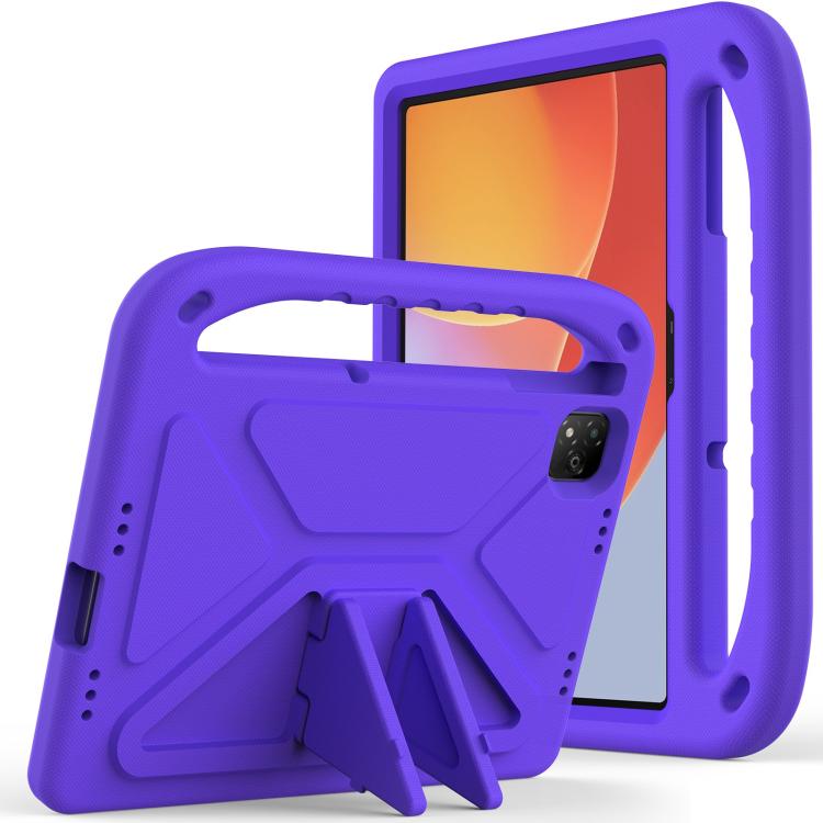 For Infinix Xpad 11 2024 Handle EVA Shockproof Tablet Case with Holder(Purple) - free shipping - PMC TechLife - Order now!
