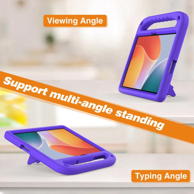 For Infinix Xpad 11 2024 Handle EVA Shockproof Tablet Case with Holder(Purple) - free shipping - PMC TechLife - Order now!