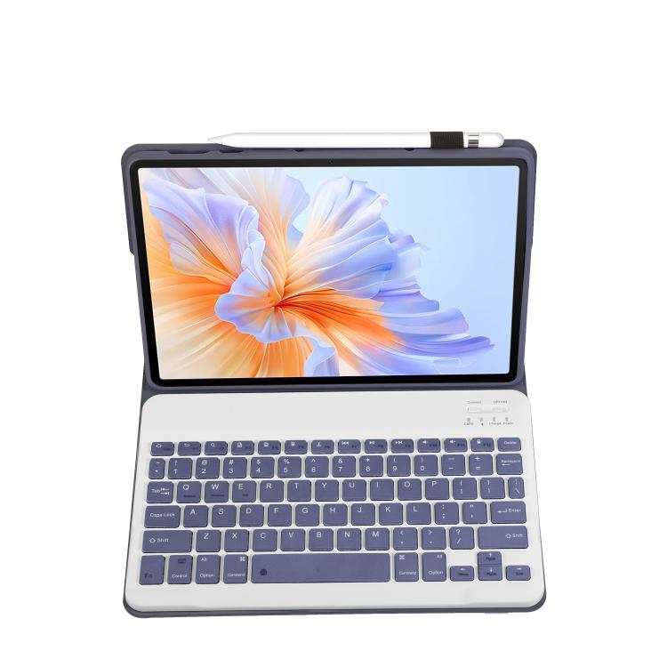 For Honor Pad V9 AH27 Ultra-thin Detachable Bluetooth Keyboard Leather Tablet Case(Lavender White) - Huawei Keyboard by PMC TechLife | Online Shopping South Africa | PMC TechLife | Buy Now Pay Later Mobicred