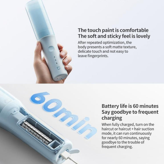 Xiaomi Mijia Children Water-resistant Hair Clipper(Blue)