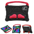 For For Lenovo Tab M11/ Xiaoxin Pad 11 2024 Boxing Series Kickstand EVA Shockproof Tablet Case with Shoulder Strap(Black Red) - Lenovo by PMC TechLife | Online Shopping South Africa | PMC TechLife | Buy Now Pay Later Mobicred