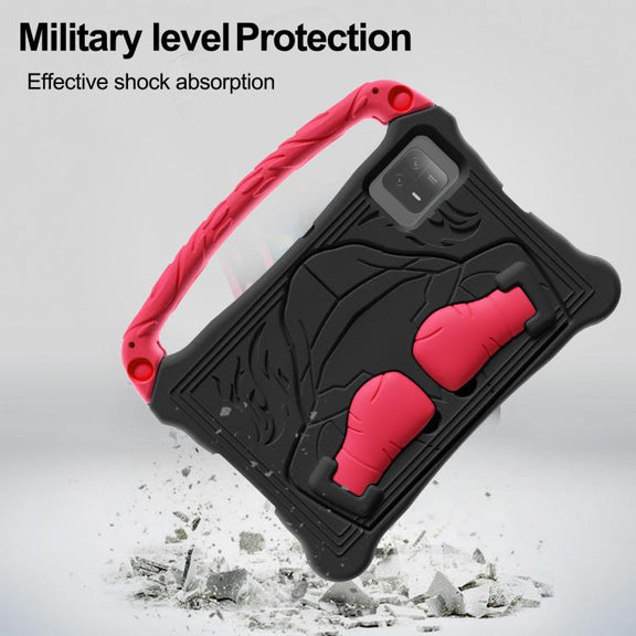 For For Lenovo Tab M11/ Xiaoxin Pad 11 2024 Boxing Series Kickstand EVA Shockproof Tablet Case with Shoulder Strap(Black Red)