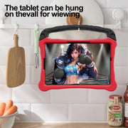 For Lenovo Tab M11/ Xiaoxin Pad 11 2024/2025 Boxing Series Kickstand EVA Shockproof Tablet Case with Shoulder Strap(Red Black)