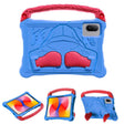 For For Lenovo Tab M11/ Xiaoxin Pad 11 2024 Boxing Series Kickstand EVA Shockproof Tablet Case with Shoulder Strap(Blue Red) - Lenovo by PMC TechLife | Online Shopping South Africa | PMC TechLife | Buy Now Pay Later Mobicred