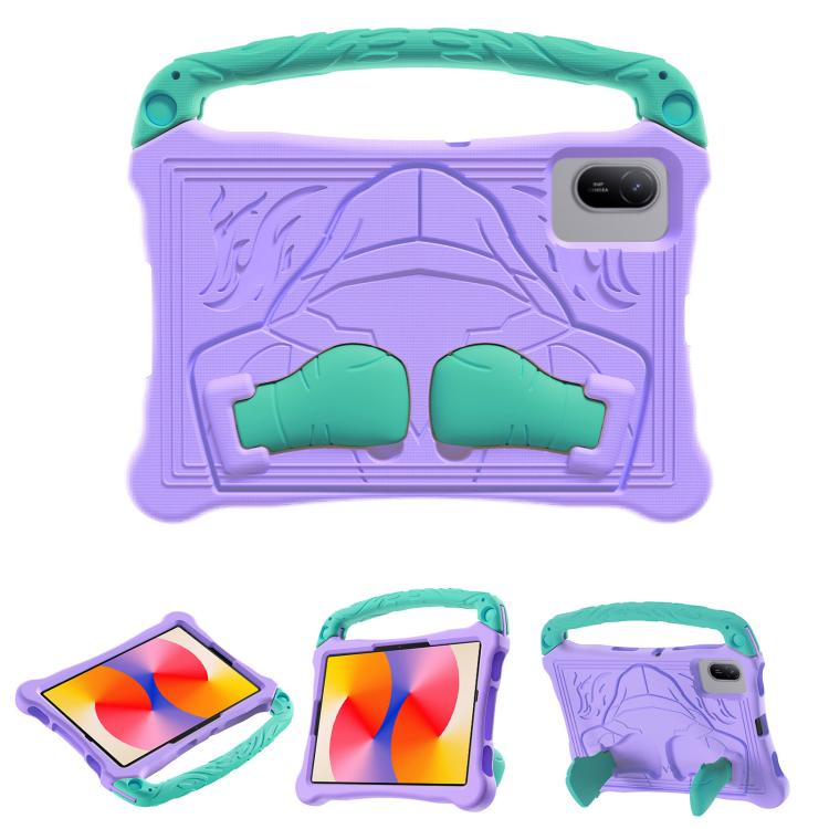 For For Lenovo Tab M11/ Xiaoxin Pad 11 2024 Boxing Series Kickstand EVA Shockproof Tablet Case with Shoulder Strap(Purple Mint) - Lenovo by PMC TechLife | Online Shopping South Africa | PMC TechLife | Buy Now Pay Later Mobicred