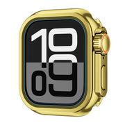 For Apple Watch Series 6 / 5 / 4 / SE 44mm Change to Ultra 49mm Zinc Alloy Watch Case(Bright Gold)