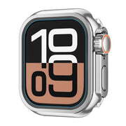 For Apple Watch Series 9 / 8 / 7 45mm Change to Ultra 49mm Zinc Alloy Watch Case(Bright Silver)