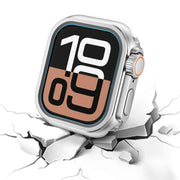 For Apple Watch Series 10 46mm Change to Ultra 49mm Zinc Alloy Watch Case(Matte Silver)