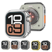 For Apple Watch Series 9 / 8 / 7 45mm Change to Ultra 49mm Zinc Alloy Watch Case(Bright Silver)