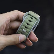 For Apple Watch 42mm / 41mm / 40mm / 38mm Norman Buckle Two-color Silicone Watch Band(Light Green Grey)