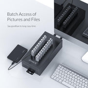 ORICO IH20P Industrial Grade 20 Ports USB 2.0 Hub, Plug:UK Plug(Black)