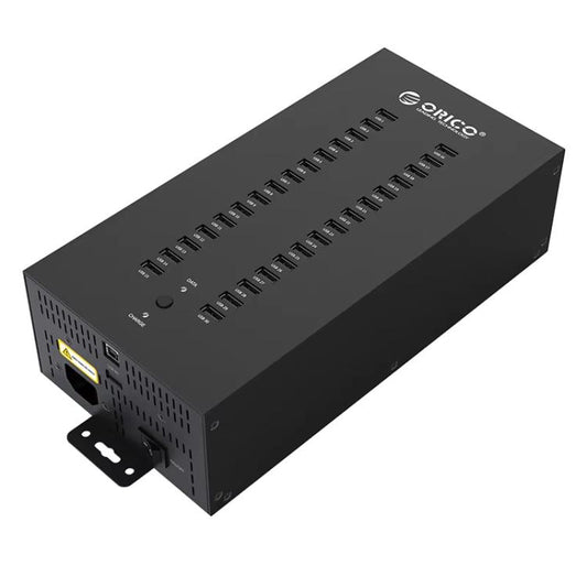 ORICO IH30P Industrial Grade 30 Ports USB 2.0 Hub, Plug:US Plug(Black) - free shipping - PMC Jewellery - Order now!