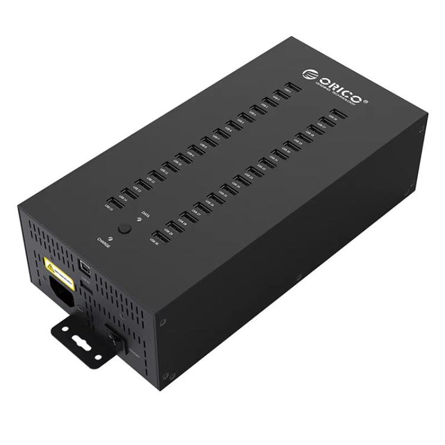 ORICO IH30P Industrial Grade 30 Ports USB 2.0 Hub, Plug:US Plug(Black)