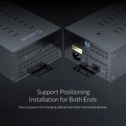 ORICO IH30P Industrial Grade 30 Ports USB 2.0 Hub, Plug:EU Plug(Black)