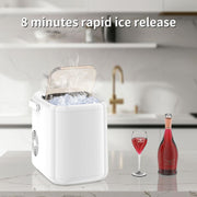 Yesido EC15 Small Multifunctional Ice Maker, Capacity: 1.3L(White)