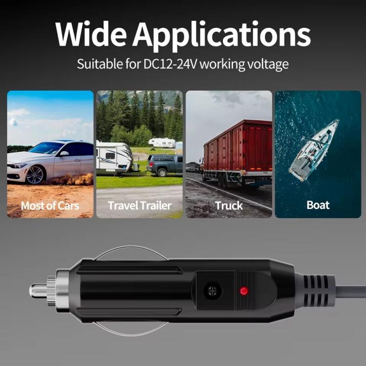 Onten SL202 Starlink Mini to Car Cigarette Lighter Power Cord Waterproof Cable, Length:5m(Dark Grey) - free shipping - PMC Jewellery - Order now!