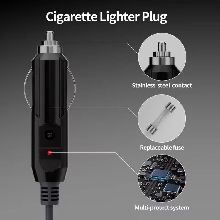 Onten SL202 Starlink Mini to Car Cigarette Lighter Power Cord Waterproof Cable, Length:10m(Dark Grey) - free shipping - PMC Jewellery - Order now!