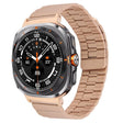 For Samsung Galaxy Watch Ultra 47mm Bamboo Stainless Steel Magnetic Watch Band(Rose Gold) - free shipping - PMc TechLife - Order now!