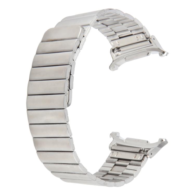 For Samsung Galaxy Watch Ultra 47mm Bamboo Stainless Steel Magnetic Watch Band(Sliver)