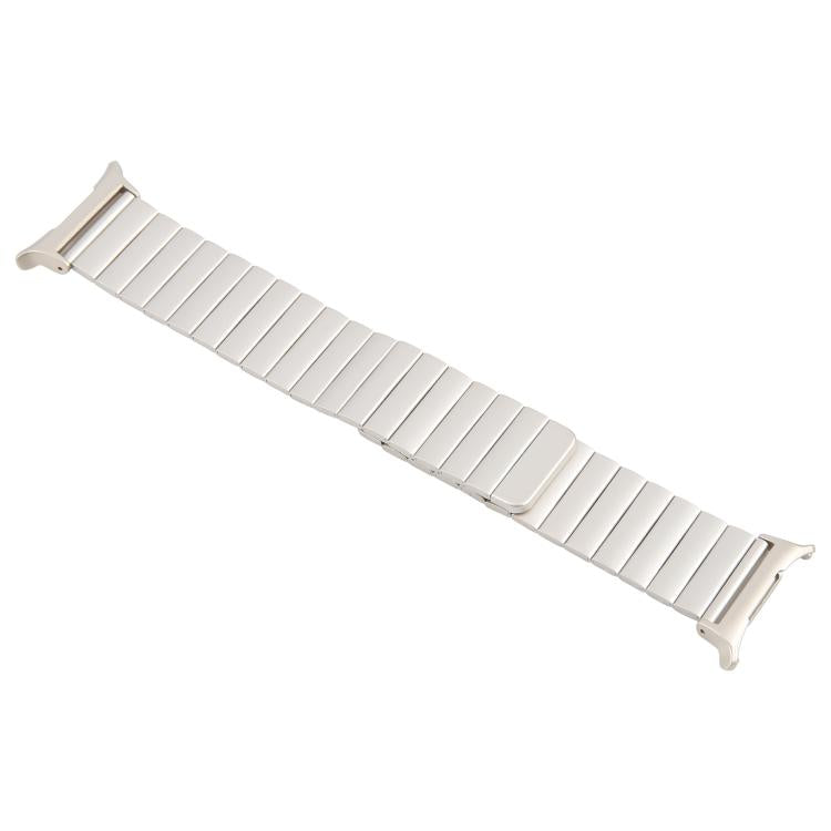 For Samsung Galaxy Watch Ultra 47mm Bamboo Stainless Steel Magnetic Watch Band(Starlight)