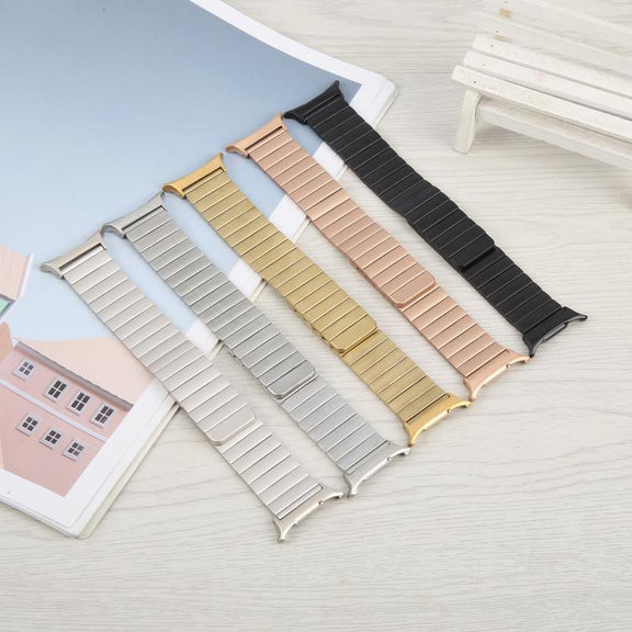 For Samsung Galaxy Watch Ultra 47mm Bamboo Stainless Steel Magnetic Watch Band(Starlight)