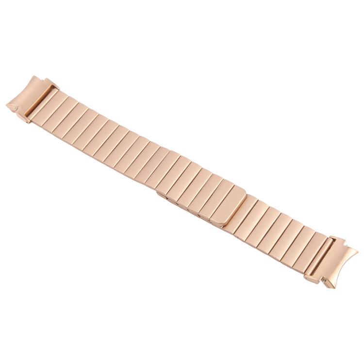For Samsung Galaxy Watch 7 / 6 / 5 / 4 Bamboo Magnetic Quick Release Metal Watch Band(Rose Gold)