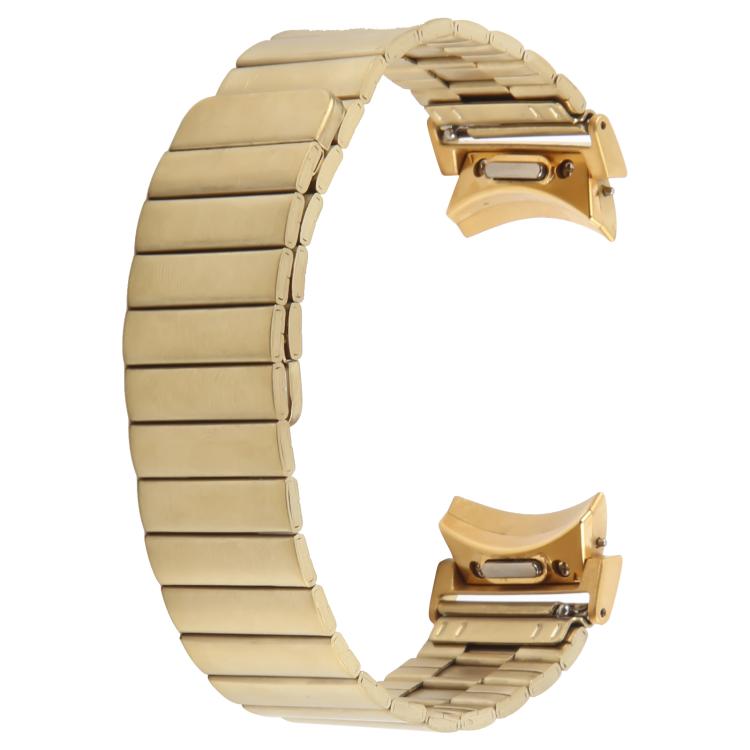 For Samsung Galaxy Watch 7 / 6 / 5 / 4 Bamboo Magnetic Quick Release Metal Watch Band(Gold)