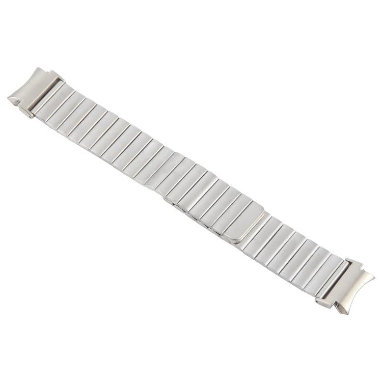 For Samsung Galaxy Watch 7 / 6 / 5 / 4 Bamboo Magnetic Quick Release Metal Watch Band(Sliver) - Watch Bands by PMc TechLife | Online Shopping South Africa | PMc TechLife | Buy Now Pay Later Mobicred