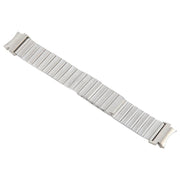 For Samsung Galaxy Watch 7 / 6 / 5 / 4 Bamboo Magnetic Quick Release Metal Watch Band(Sliver)
