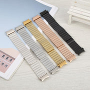 For Samsung Galaxy Watch 7 / 6 / 5 / 4 Bamboo Magnetic Quick Release Metal Watch Band(Gold)