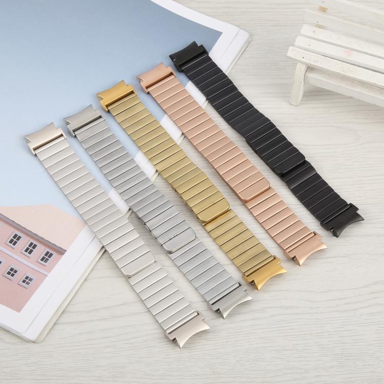 For Samsung Galaxy Watch 7 / 6 / 5 / 4 Bamboo Magnetic Quick Release Metal Watch Band(Gold)