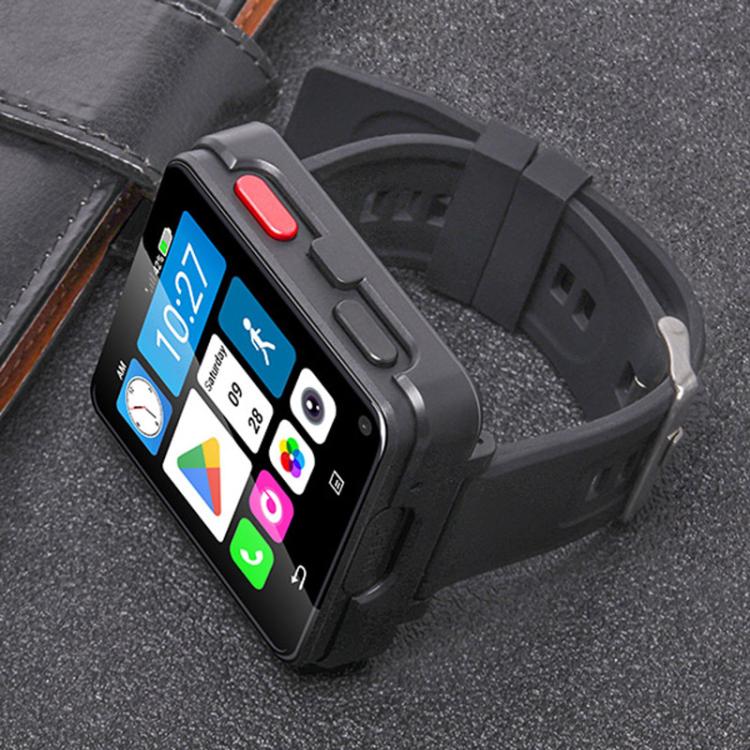 UNIWA DM180, 3GB+32GB, 2.64 inch Android 11 Smart Watch Phone, MT6739 Quad Core, Network: 4G(Black) - free shipping - PMC Jewellery - Order now!