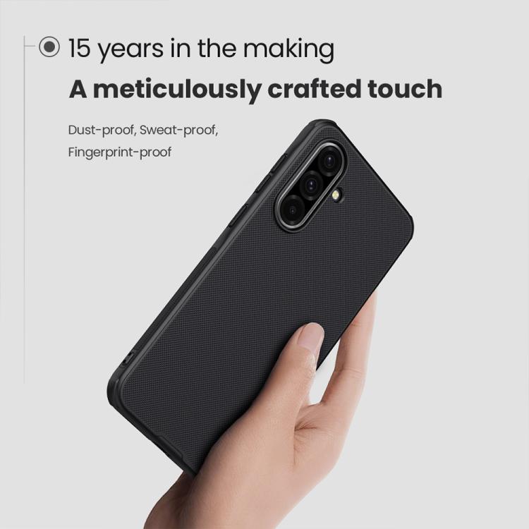 For Samsung Galaxy A36 5G NILLKIN Super Frosted Shield Pro PC + TPU Phone Case(Black) - Galaxy Phone Cases by NILLKIN | Online Shopping South Africa | PMc TechLife | Buy Now Pay Later Mobicred