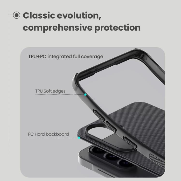 For Samsung Galaxy A56 5G NILLKIN Super Frosted Shield Pro PC + TPU Phone Case(Green)