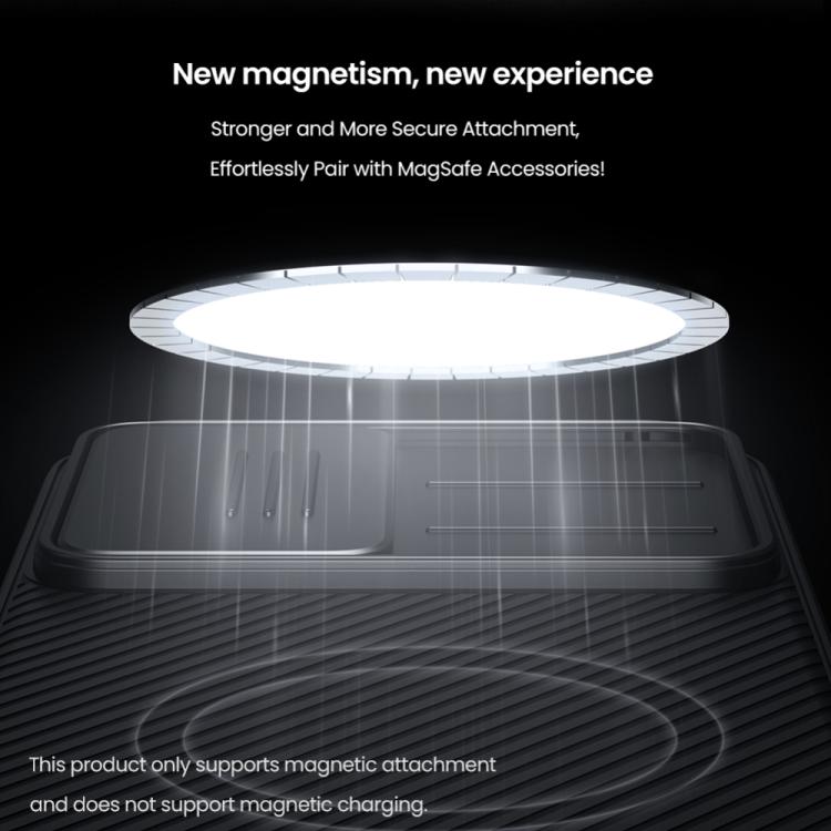 For Samsung Galaxy S25 5G NILLKIN CamShield Pro Magnetic PC Phone Case(Black) - Galaxy S25 5G Cases by NILLKIN | Online Shopping South Africa | PMc TechLife | Buy Now Pay Later Mobicred