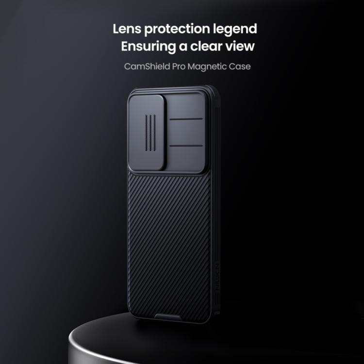 For Samsung Galaxy S25 5G NILLKIN CamShield Pro Magnetic PC Phone Case(Black) - Galaxy S25 5G Cases by NILLKIN | Online Shopping South Africa | PMc TechLife | Buy Now Pay Later Mobicred
